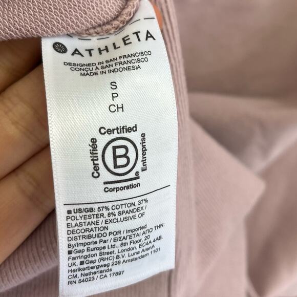 Athleta Retroterry Crewneck Sweater Smoked Mauve - Picture 7 of 8